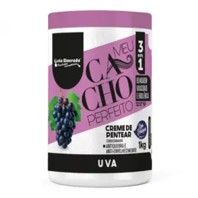 Gota Dourada Meu Cacho Perfeito Crema para Peinar Uva 1KG